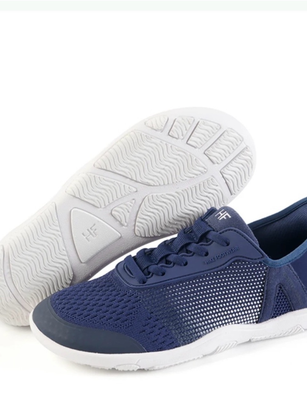 HF Stride Hands Free & Ergonomic Barefoot Navy Slip-On Sneakers - Sz 10